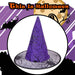 Halloween Spiders Web Witches Hat | Party Accessories | Purple