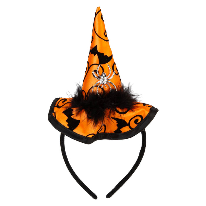 Halloween Witches Hat Headband | Party Accessories Decoration | Orange