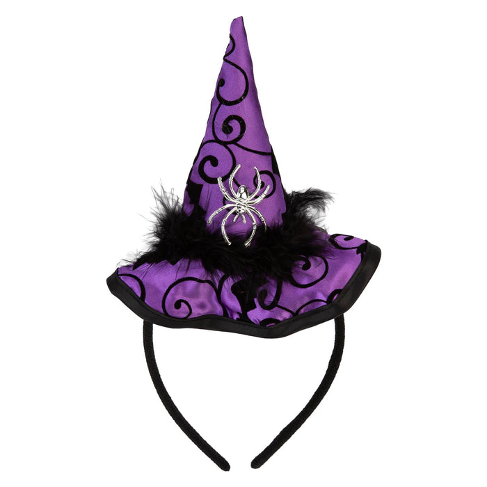 Halloween Witches Hat Headband | Party Accessories Decoration | Purple