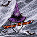 Halloween Witches Hat Headband | Party Accessories Decoration | Purple