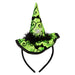 Halloween Witches Hat Headband | Party Accessories Decoration | Green