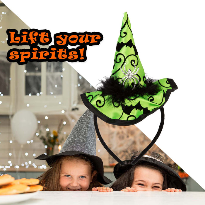Halloween Witches Hat Headband | Party Accessories Decoration | Green
