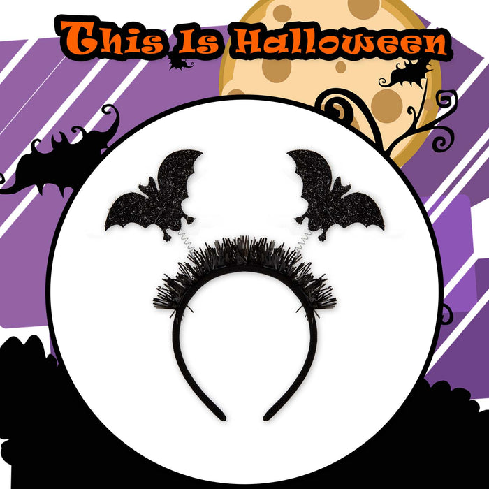Halloween Glitter Headband | Party Accessories Decoration | Bat