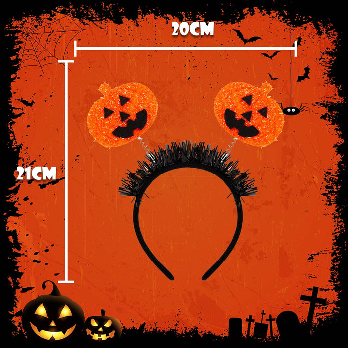 Halloween Glitter Headband | Party Accessories Decoration | Pumpkin