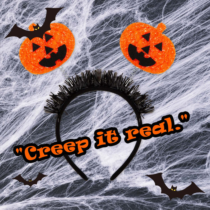 Halloween Glitter Headband | Party Accessories Decoration | Pumpkin