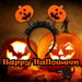 Halloween Glitter Headband | Party Accessories Decoration | Pumpkin