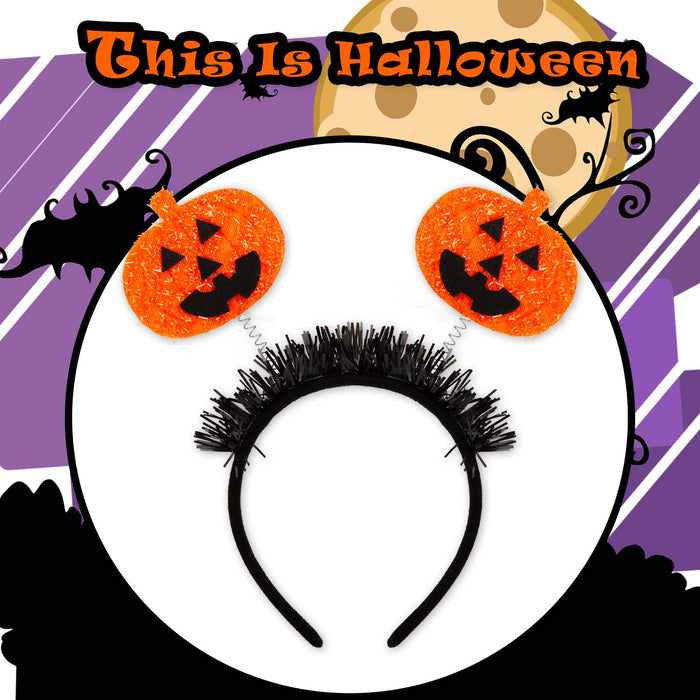 Halloween Glitter Headband | Party Accessories Decoration | Pumpkin