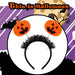 Halloween Glitter Headband | Party Accessories Decoration | Pumpkin