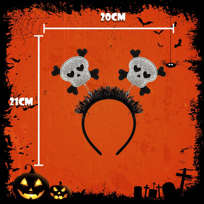 Halloween Glitter Headband | Party Accessories Decoration | Skull