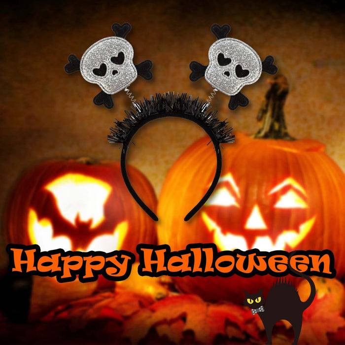 Halloween Glitter Headband | Party Accessories Decoration | Skull