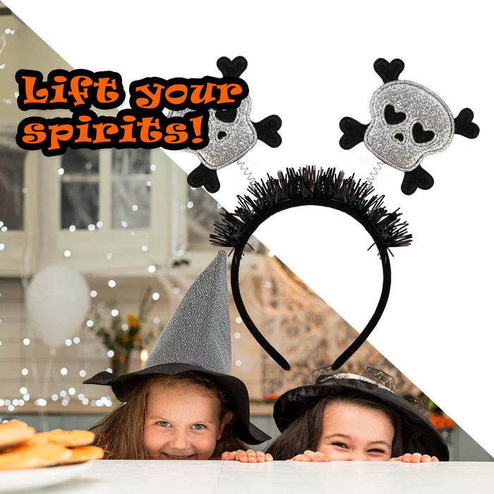 Halloween Glitter Headband | Party Accessories Decoration | Skull