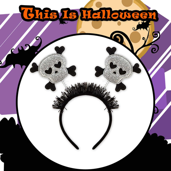 Halloween Glitter Headband | Party Accessories Decoration | Skull