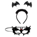 Halloween Mask & Headband Set | Party Accessories Decoration | Bat