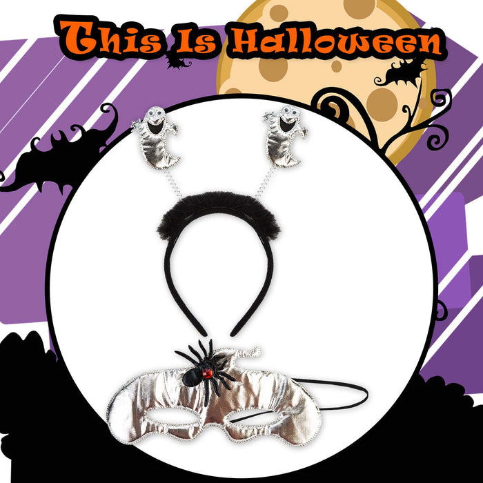 Halloween Mask & Headband Set | Party Accessories Decoration | Ghost