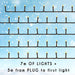 100 LED 7M Christmas Lights, Cold White