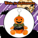 Halloween 15cm Scrunch Bunch Scrunchies | Party Accessories | Pumpkin