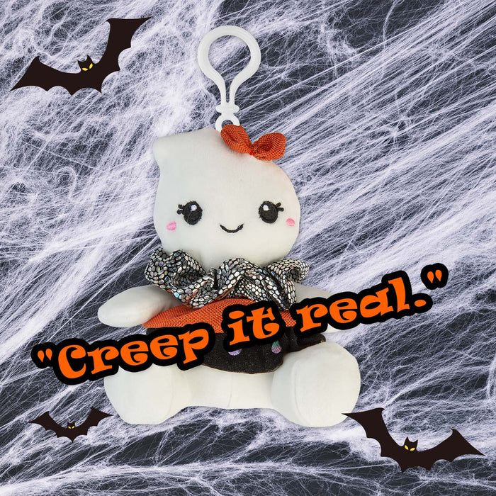 Halloween 15cm Scrunch Bunch Scrunchies | Party Accessories | Ghost