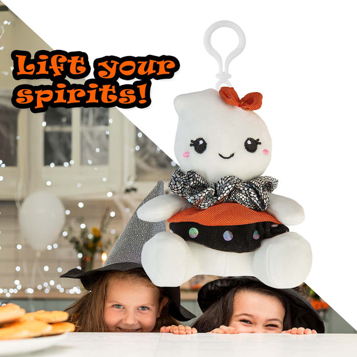 Halloween 15cm Scrunch Bunch Scrunchies | Party Accessories | Ghost