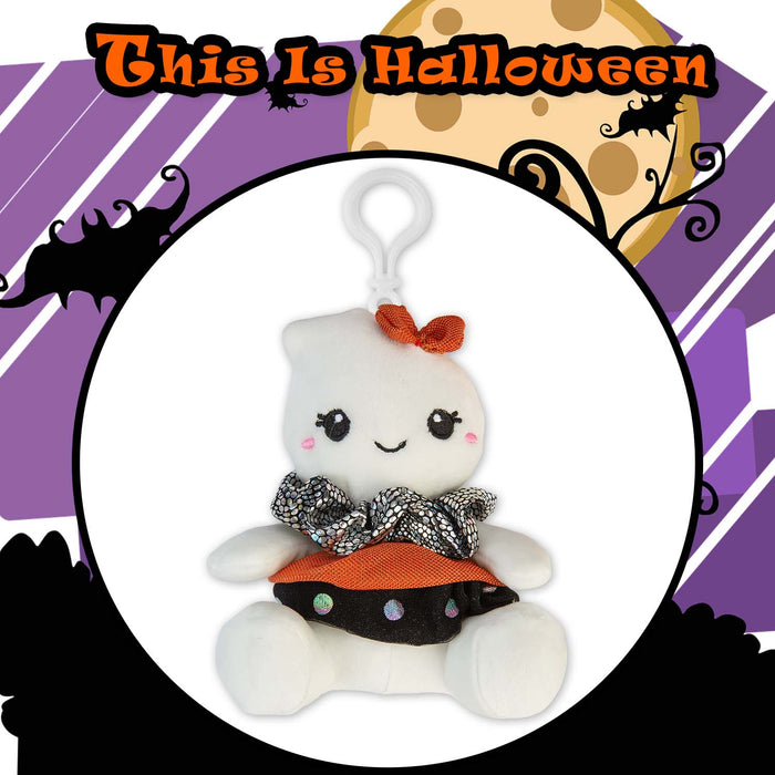 Halloween 15cm Scrunch Bunch Scrunchies | Party Accessories | Ghost