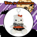 Halloween 15cm Scrunch Bunch Scrunchies | Party Accessories | Ghost