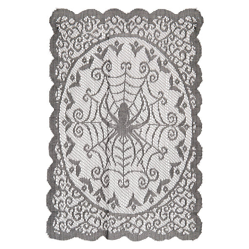 Halloween Black Lace Place Mat | Party Accessories Decoration | Spider