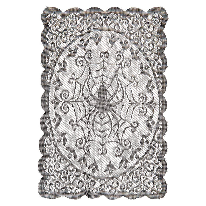 Halloween Black Lace Place Mat | Party Accessories Decoration | Spider