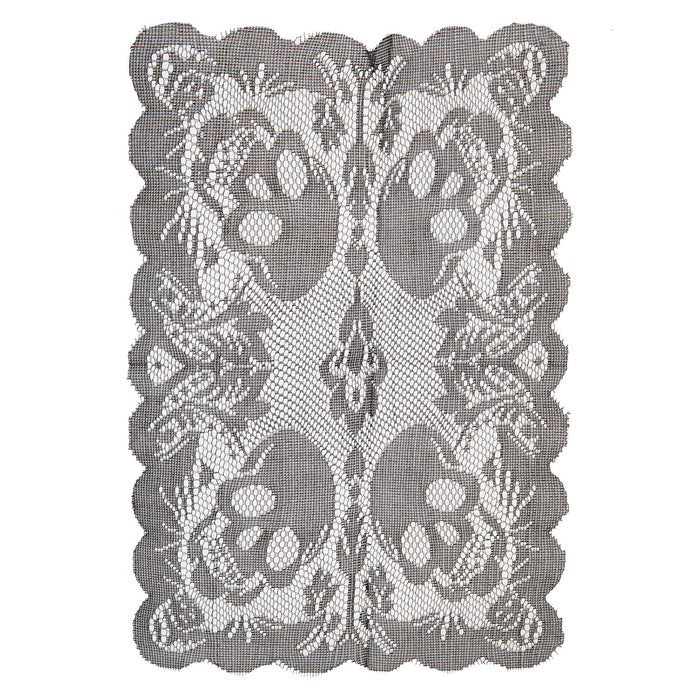 Halloween Black Lace Place Mat | Party Accessories Decoration | Skulls