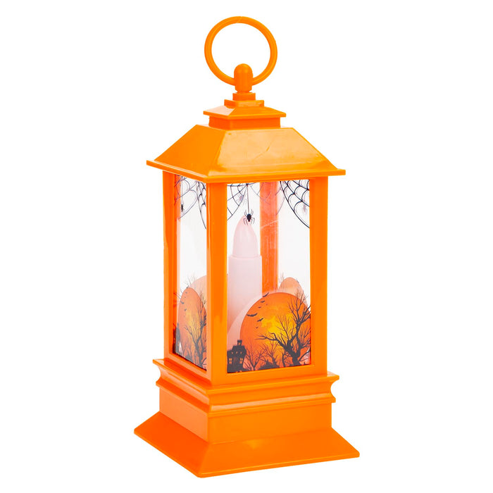 Halloween 22cm Light Up Lantern | Party Accessories | Black