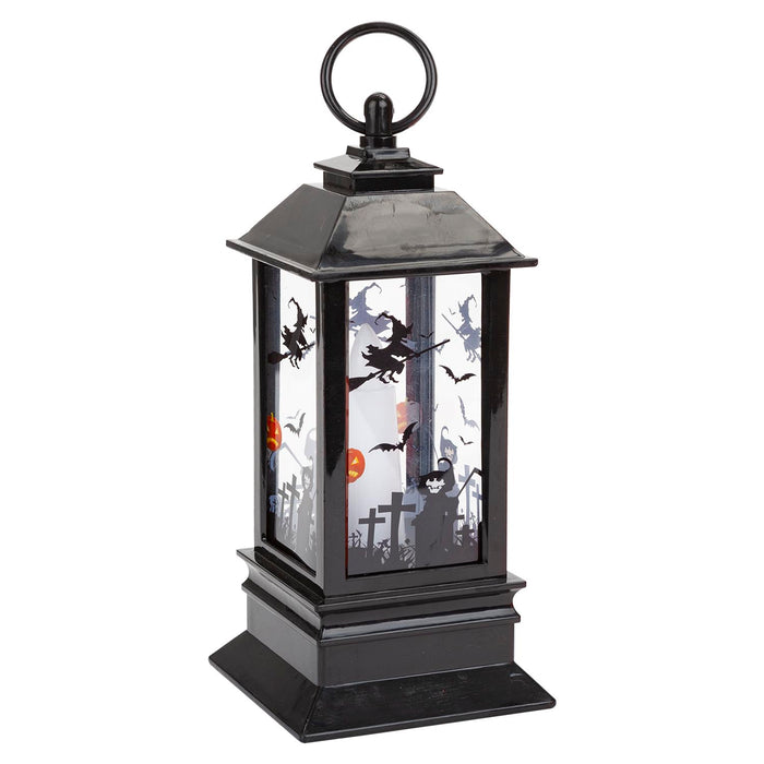 Halloween 22cm Light Up Lantern | Party Accessories | Orange