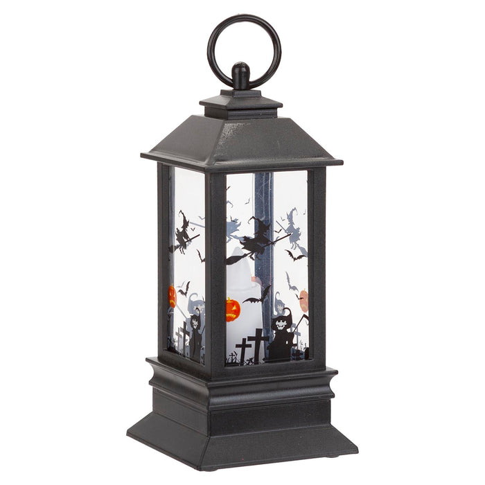 Halloween 14cm Light Up Lantern | Party Accessories | Black