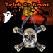 Halloween Skull With Chain | Party Accessories | Brushed Gold
