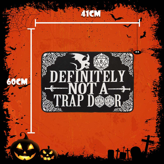 Halloween Door Mat | 60cm x 40cm | Party Accessories | Trapdoor