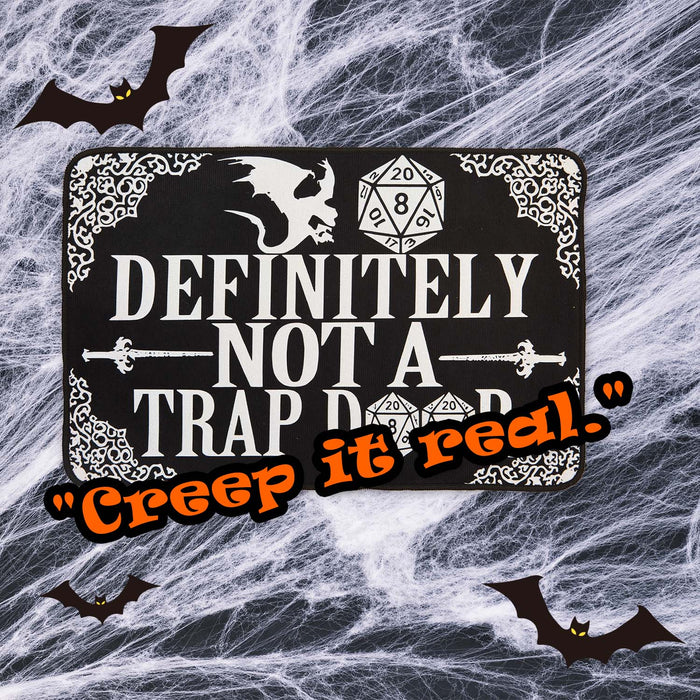 Halloween Door Mat | 60cm x 40cm | Party Accessories | Trapdoor