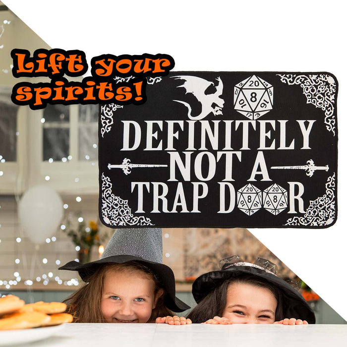 Halloween Door Mat | 60cm x 40cm | Party Accessories | Trapdoor