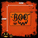 Halloween Door Mat | 60cm x 40cm | Party Accessories | Orange Boo