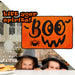 Halloween Door Mat | 60cm x 40cm | Party Accessories | Orange Boo