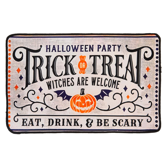 Halloween Door Mat | 60cm x 40cm | Party Accessories | Trick or Treat