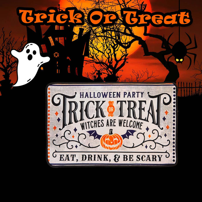 Halloween Door Mat | 60cm x 40cm | Party Accessories | Trick or Treat