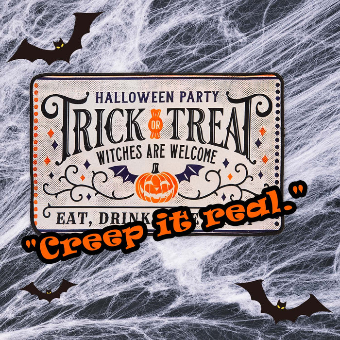 Halloween Door Mat | 60cm x 40cm | Party Accessories | Trick or Treat