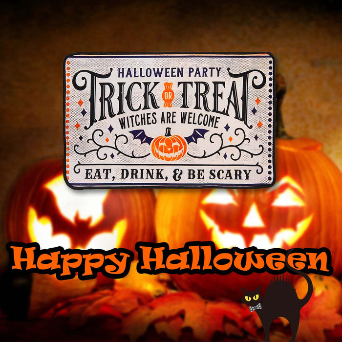 Halloween Door Mat | 60cm x 40cm | Party Accessories | Trick or Treat