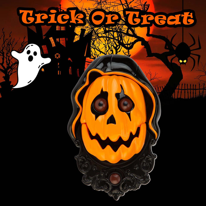 Halloween Spooky Talking Doorbell | Party Accessories | Pumpkin