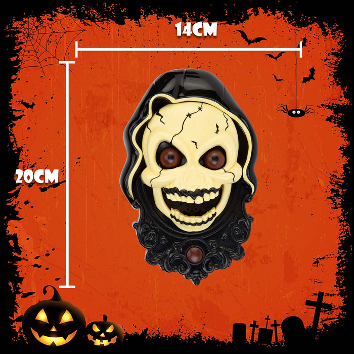 Halloween Spooky Talking Doorbell | Party Accessories | Skull
