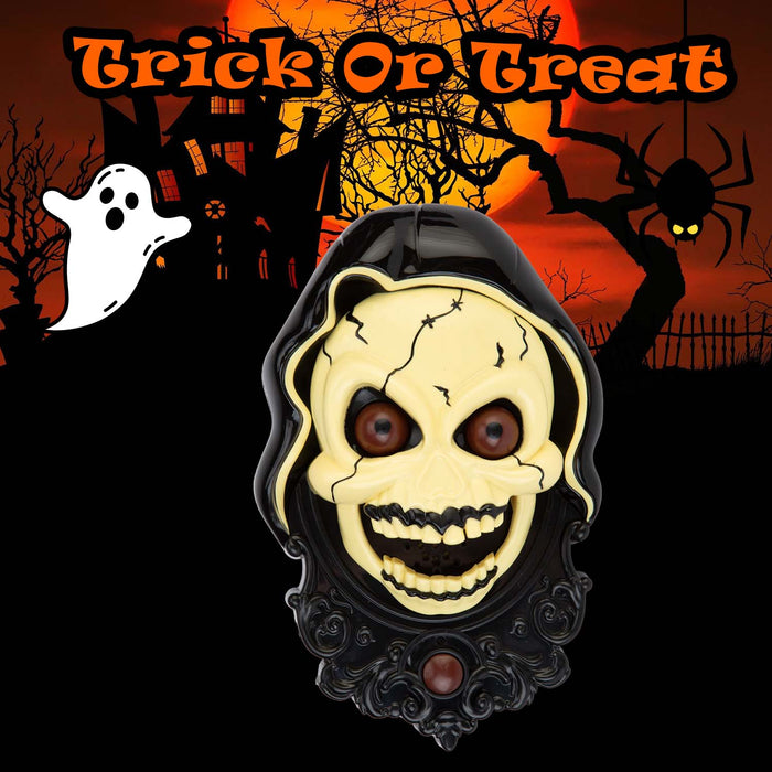 Halloween Spooky Talking Doorbell | Party Accessories | Skull