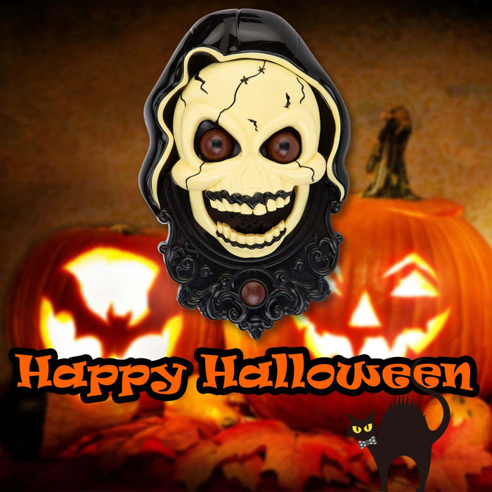 Halloween Spooky Talking Doorbell | Party Accessories | Skull