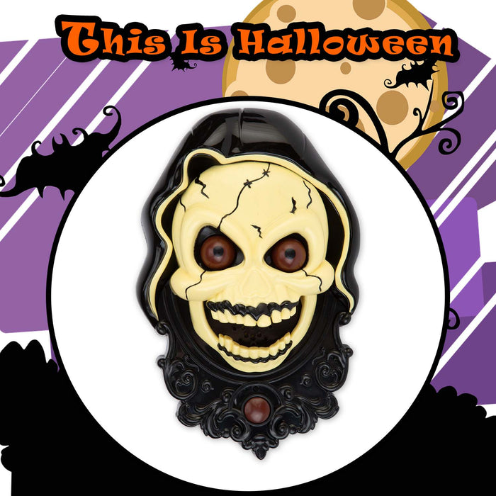 Halloween Spooky Talking Doorbell | Party Accessories | Skull