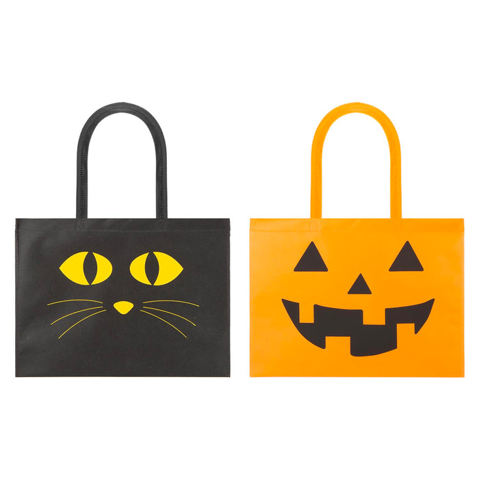 Halloween Bag | 40cm x 32cm | Party Accessories | Pumpkin-Cat