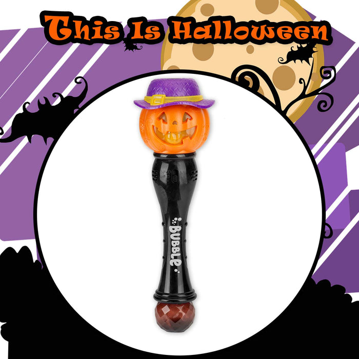 Halloween Musical Bubble Wand | Party Accessories Decoration | Pumpkin