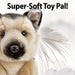 Alsatian Dog 30cm Plush Lifelike Toy - Natural World Collection