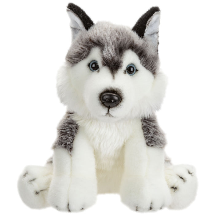 Husky Dog 30cm Plush Lifelike Toy - Natural World Collection