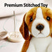 Beagle Dog 30cm Plush Lifelike Toy - Natural World Collection